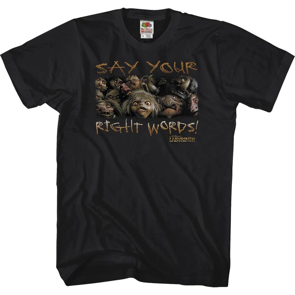 Say Your Right Words Labyrinth Shirt